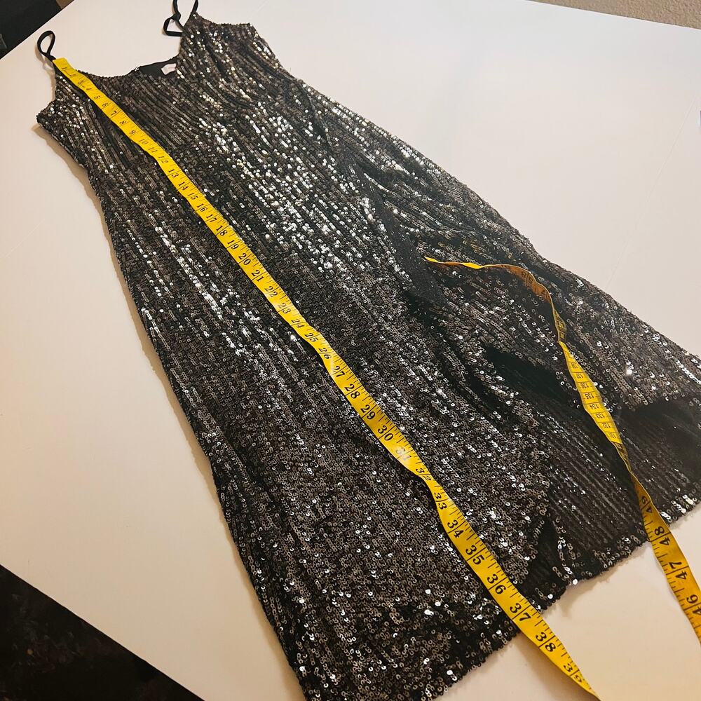 Cupcakes & Cashmere Joelle Sequin Tulip Dress Size XS Black - Picture 10 of 11